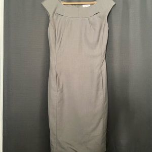 Calvin Klein business dress in dark grey size 4